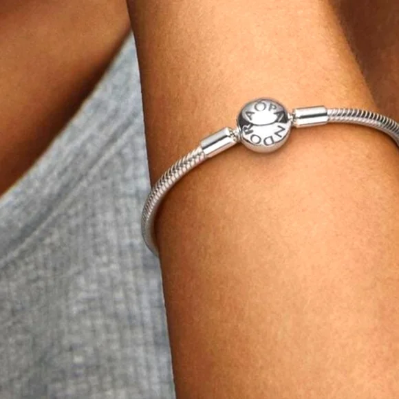 Pandora Moment Snake Chain Bracelet - Picture 6 of 10